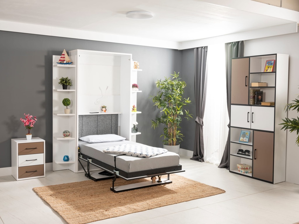 Lit escamotable verticale 1 place