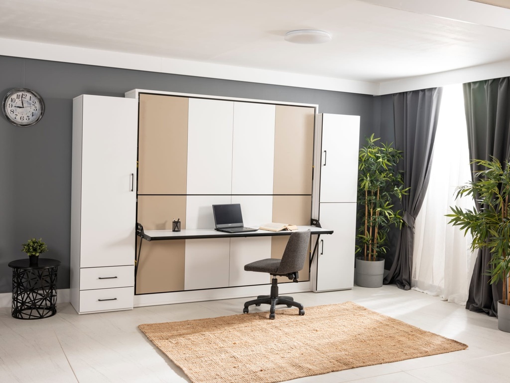 Table de travail - Bureau 190cm pour lit escamotable superposé